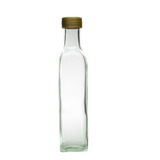 24 Botellas De Vidrio De 250 Cc Con Tapa P/licor Oferta
