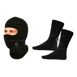 Meias Térmicas Balaclava Kit Flanelado Frio Intenso Extreme