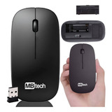 Mouse Sem Fio Optico Wireless 3200dpi Usb + Brinde Mouse Pad