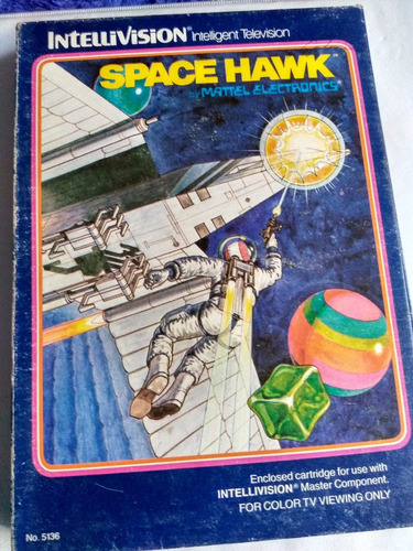 Space Hawk Video Game Mattel Intellivision