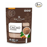 Navitas Organics Cacao En Polvo, 16 Oz Bolsas (paquete De 2)