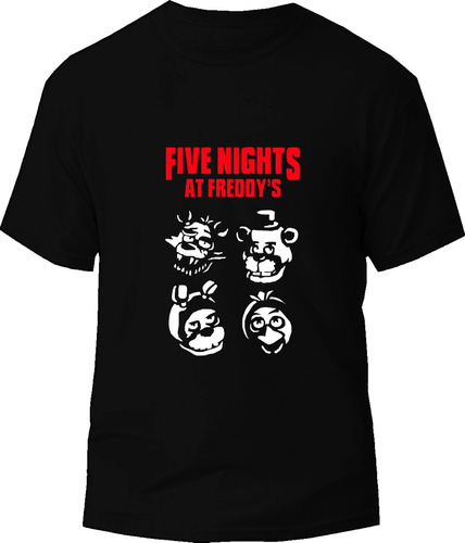 Camiseta Five Nights At Freddy´s Tv Tienda Urbanoz