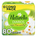 Protector Diario Naturella Con Manzanilla 80 Un