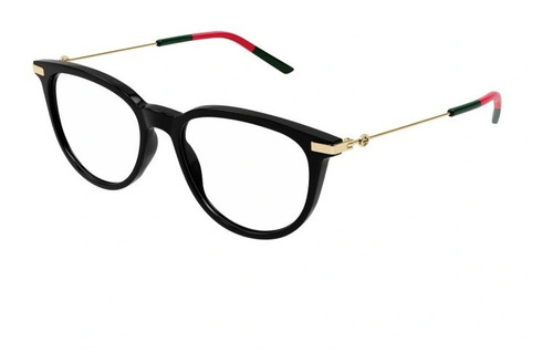 Lentes Gucci Gg1200o 004 Negro Dorado Oftalmico Original