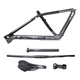 Quadro Mtb Aro 29 Carbono Lenister C/ Kit Tapered Bike 2024