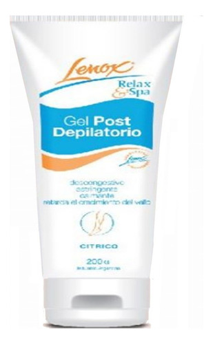  Crema Gel Post Depilatorio Relax & Spa Depi Lenox Cuo Tas