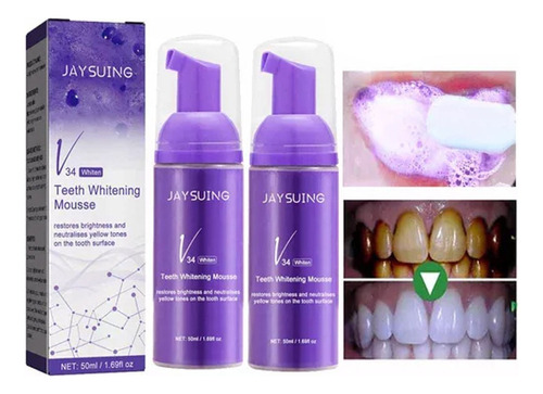 Yi 2 Peças De Creme Dental Branqueador Repara Os Dentes E