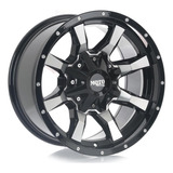 Rin Mo970 17x9.0 8x165.1 Et -12 Gloss Black Milled Lip Color Negro/plata