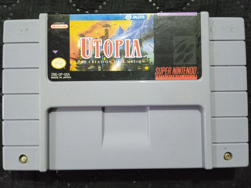 Utopia Original Super Nintendo - Snes Original