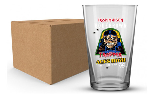 Iron Maiden Vaso Original Aces High Cerveza Trooper