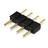 6 Conector Emenda Rgb 4 Vias Macho X Macho P/ Fita Led