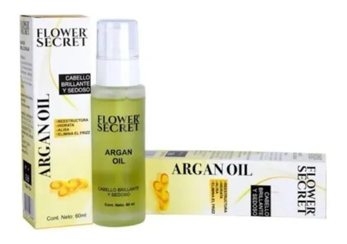 Aceite De Pelo Coco O Argan 60ml Flower Secret