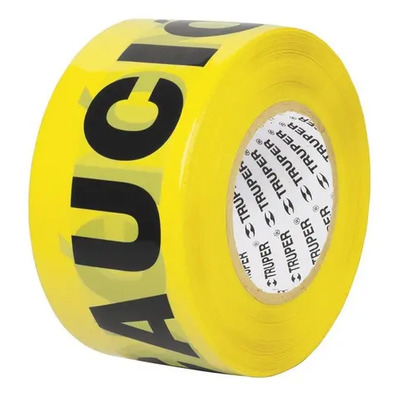 Cinta Precaucion Truper Plast. Rollo 304 Mt. # Cide-301 Color Amarillo | Meses sin interés