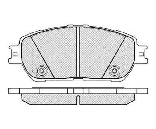 Pastillas Freno Para Toyota Sienna Ii 3.3 24v 03/ Delantera Foto 2