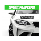 Vinilo Speed Hunters Verde Franja Calcomanía Sticker Auto