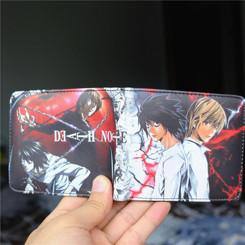 Billetera De Pu Anime Death Note Con Tarjetero Para Hombre Y