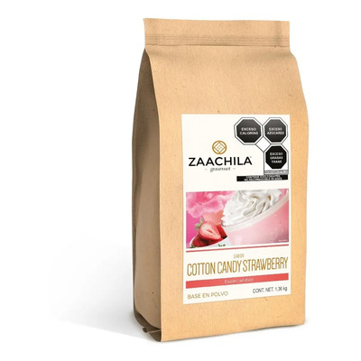 Algodón De Azúcar Fresa Zaachila Para Frappés Bolsa 1.36kg | Meses sin interés