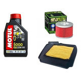 Kit Service Motul 5000 + Filtros Yamaha Fz16 Sanmiguel Bikes