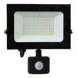 Reflector Led 30w Con Sensor Luz Blanca