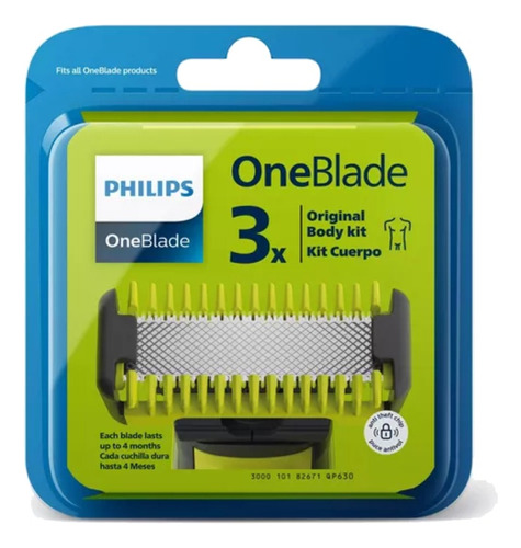 Respuesto Cuchilla Oneblade Philips Qp630/51 Kit Cuerpo Cts