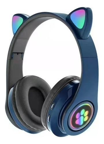 Auriculares Orejas Gato Bluetooth Inalambricos Vincha Luces