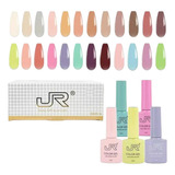 Kit De Gel Semipermanente 28pcs Jr 10ml Uñas Acrilico 8a-166