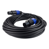 Cable Profesional Audiobahn  Speakon Plug Macho A Macho 5mts