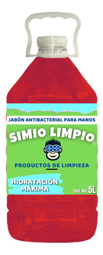 Jabón Antibacterial Para Manos Simio Limpio - Almendra