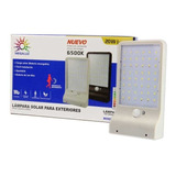 2 Pzs Lampara Led Suburbana Solar 20w 48 Led 1500lm Exterior