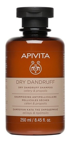 Apivita Dandruff Shampoo Para Caspa Seca 250ml