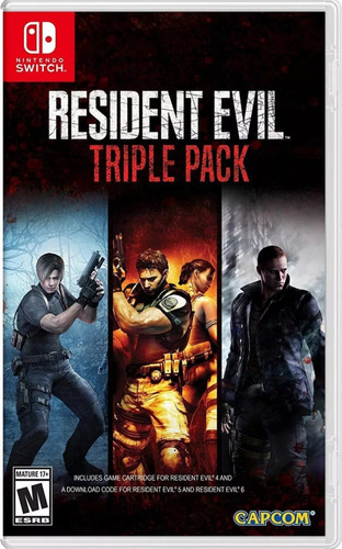 Resident Evil Triple Pack Nintendo Switch Latam Fisico