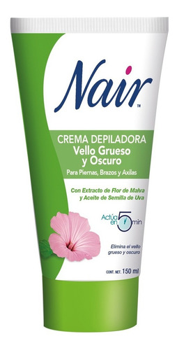 Crema Depilatoria Nair Vello Grueso Y Oscuro Corporal 150 ml
