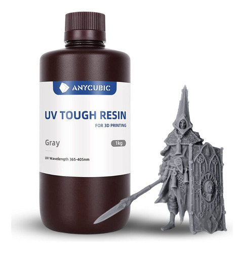 1 Kg Kilo Anycubic Tough Uv Resina Para Impresion 3d Nueva