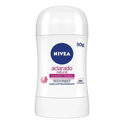 Desodorante Aclarado Natural Classic Touch Barra 50g Nivea | MercadoLibre