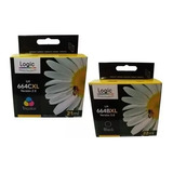 Pack Tintas 664 Xl Negro Y Color Alternativas Logic Factura