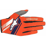 Guantes Alpinestars 3565518-470-m Neo Naranja/azul Md