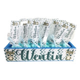 50 Souvenir Pares De Piecitos Con Caja Baby Shower Hay Stock