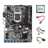 Placa Base B75 12 Usb Btc Mining, Cpu G6xx, 2 Cables Sata Y