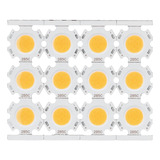 Componente Emisor De Luz Tipo Cob De 12 Chips Led, 5 W, 1517