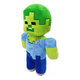 Peluche Zombie Steve Minecraft Excelente Calidad De Bordado