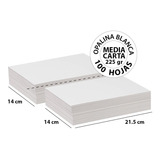 Opalina Blanca Media Carta 225 Gr - 100 Hojas