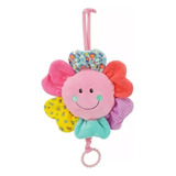 Cunero Jirafa Musical Peluche Bebe Coche Cuna @ Micieloazul Color Flor Rosa