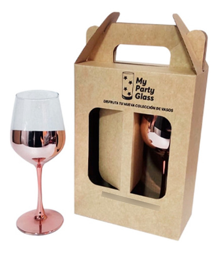 Set 2 Copas De Vino Ember 350 Ml Estuche Ecológico