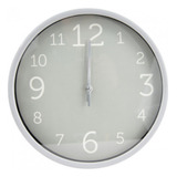 Reloj De Pared 30cm Gris Bighouse Mimbral