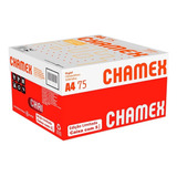 Papel Sulfite Chamex A4 75g Caixa 5 Pacote Total 2500 Folhas Cor Branco