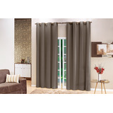 Cortina Blackout Pvc Lisa 2,80x3,00 -ilhós Varão