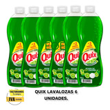 Quix Lavalozas Pack 6 Unidades Biodegradable 750 Ml C/u 