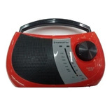 Radio Portatil Am - Fm Daihatsu D-rp38 Dual - 220v - Pilas Color Rojo