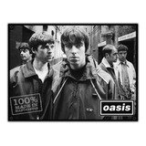 #1023 - Cuadro Vintage - Oasis Brit Pop Rock Poster No Chapa