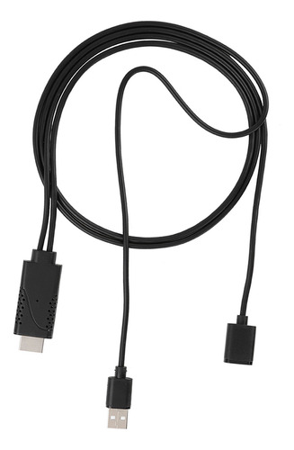 Cable Adaptador Hdtv Usb Hembra A Hdmi Macho 2 En 1 De 1080p